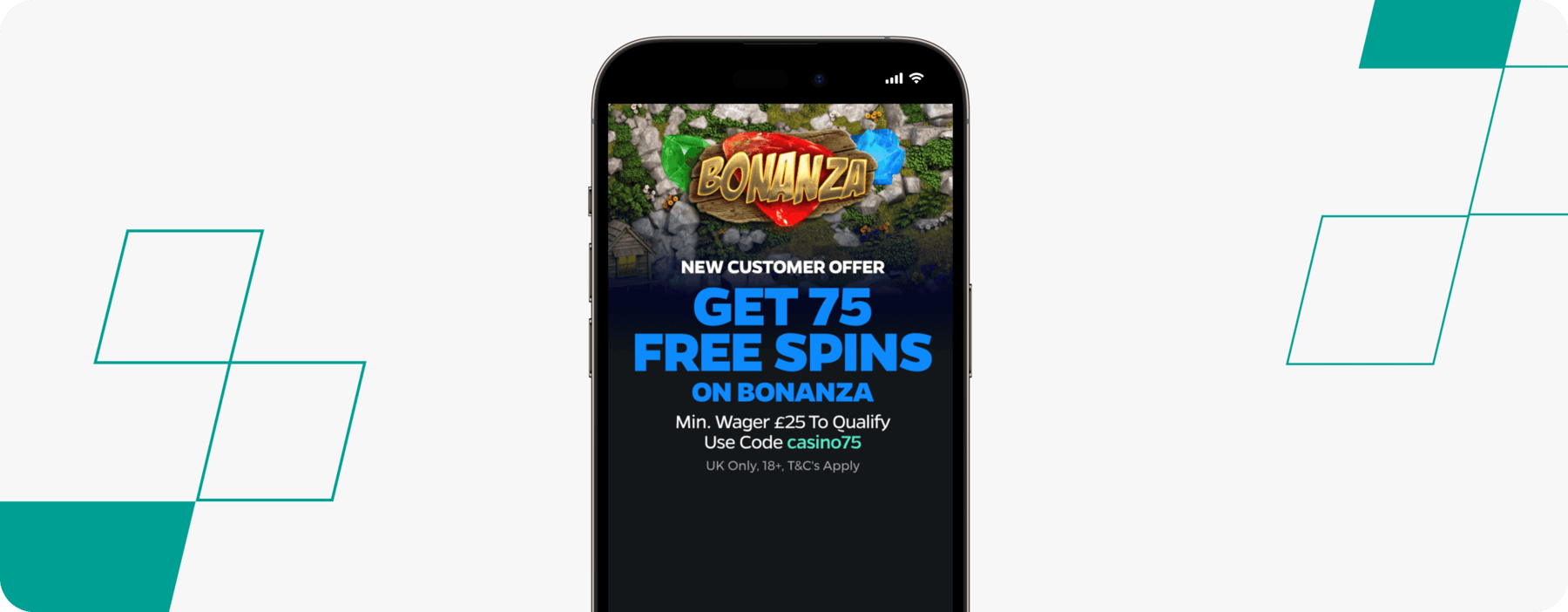 screenshot of rhino.bet casino welcome offer